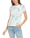 ATM Anthony Thomas Melillo Womens Palm Print Crewneck T Shirt, Size XS by Vanessa Jane