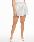 Danielle Bernstein Plaid Shorts, Size 12 by Vanessa Jane