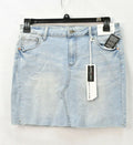 Celebrity Pink High-Rise Denim Skirt, Size 9 by Vanessa Jane
