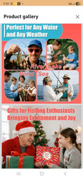 Fishing Advent Calendar 2025 Fishing Lures Kit Red Fish Shape 13.98in by Deal US