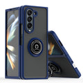 Ring Stand Holder Hybrid Matte Hard Case for Samsung Galaxy Z Fold 6/5/4/3 by Merch Section