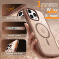 Magnetic Case for iPhone 15 Pro Max 6.7" Desert Titanium Brown by Merch Section