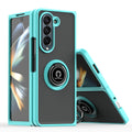 Ring Stand Holder Hybrid Matte Hard Case for Samsung Galaxy Z Fold 6/5/4/3 by Merch Section