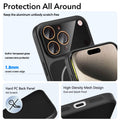 MagSafe ShockProof Smooth Cover Case for iPhone 17 Pro Black by Merch Section