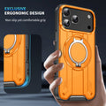 Magnetic Ring Stand Rugged Shockproof Case for iPhone 17 Pro Max Air 17 Pro 17 by Merch Section