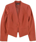 Nine West Cinnamon Solid Kiss Front Jacket, Size 14 W by Vanessa Jane
