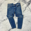 Current/Elliott Stiletto Distressed Ankle Skinny Jeans Stretch Indigo, SZ 27 by Vanessa Jane