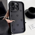 Simple Love Heart Silicone Case for iPhone 17 16 15 14 13 12 11 Pro Max by Merch Section