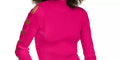 Almost Famous Juniors Lattice Sleeve Sweater, Size XL by Vanessa Jane