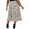 Bar III Womens Plus Snake Print Midi Skirt, Size 3X by Vanessa Jane