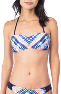 Trina Turk Womens Bandeau Neck Lined Removable Halter Strap Top, Size 10 by Vanessa Jane