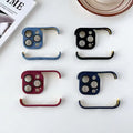 Minimalist Silicone Corner Pads Lens Protect Case for iPhone 17 16 15 14 13 Pro Max by Merch Section
