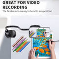 Magnetic Gooseneck Phone Holder Mount for Bed Desk for iPhone 17/16/15/14/13<wbr/>/12 by Merch Section