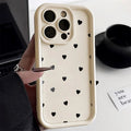 Simple Love Heart Silicone Case for iPhone 17 16 15 14 13 12 11 Pro Max by Merch Section