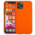 Liquid Silicone Gel Rubber Shockproof Case for iPhone 11 6.1-Inch Orange by Merch Section