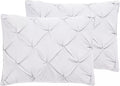 Vcny Home Carmen Pintuck 4 Piece Comforter Set, Queen Bedding by Vanessa Jane