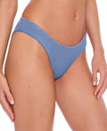 Becca Pucker up Textured Shirred-Back Hipster Bikini Bottoms Womens Swimsuit by Vanessa Jane