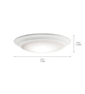 Kichler Lighting - LED Downlight - 1 Light Flush Mount - with Utilitarian by Vanessa Jane
