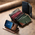 Leather Flip Stand Zipper Wallet Case for iPhone 17 Pro Max Air 16 15 14 13 12 by Merch Section