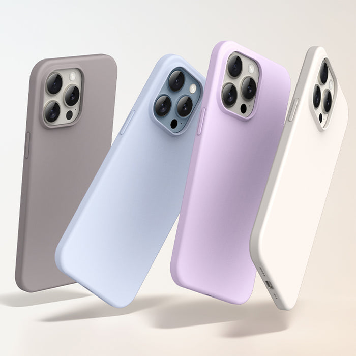 Liquid TPU Silicone Shockproof Ultra-Thin Case for iPhone 15 Pro Max 14 13 12 by Merch Section