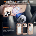 Magnetic Case for iPhone 15 Pro Max 6.7" Desert Titanium Brown by Merch Section