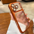 Plating Matte Hard Case With Camera Lens Protector for iPhone 17 16 15 14 13 Pro Max Air by Merch Section