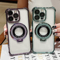 Shockproof Clear Case Magnetic Ring Stand for iPhone 17 Pro Max 16 15 14 13 12 11 by Merch Section