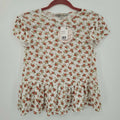 Gypsies and Moondust Juniors Printed Peplum, Size Small by Vanessa Jane