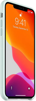 Silicone Case for iPhone 11 Pro Max Seafoam Green by Merch Section