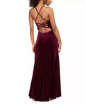 Morgan & Company Juniors Velvet Glitter Gown, Size 0 by Vanessa Jane