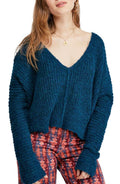 Free People Moonbeam V-Neck Alpaca Sweater, Size XS by Vanessa Jane