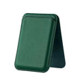 Magnetic Card Holder MagSafe Wallet RFID 3-Card Vegan Leather for iPhone 17 16 15 14 13 12 Gray by Merch Section