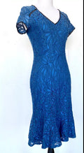 Kensie Womens Lace Flounce Dress, Size 0 by Vanessa Jane