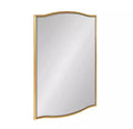 Kate and Laurel Sedelle Rectangle Gold Wall Mirror by Vanessa Jane