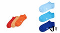 Lot of 2 Hue 3-Pack Color Mood Supersoft Liner Socks, One Size by Vanessa Jane