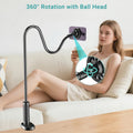 Magnetic Gooseneck Phone Holder Mount for Bed Desk for iPhone 17/16/15/14/13<wbr/>/12 by Merch Section