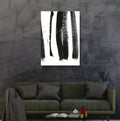 ArtWall Black on White 3 by Iris Lehnhardt Canvas Wall Art, 16.0 x 24 by Vanessa Jane