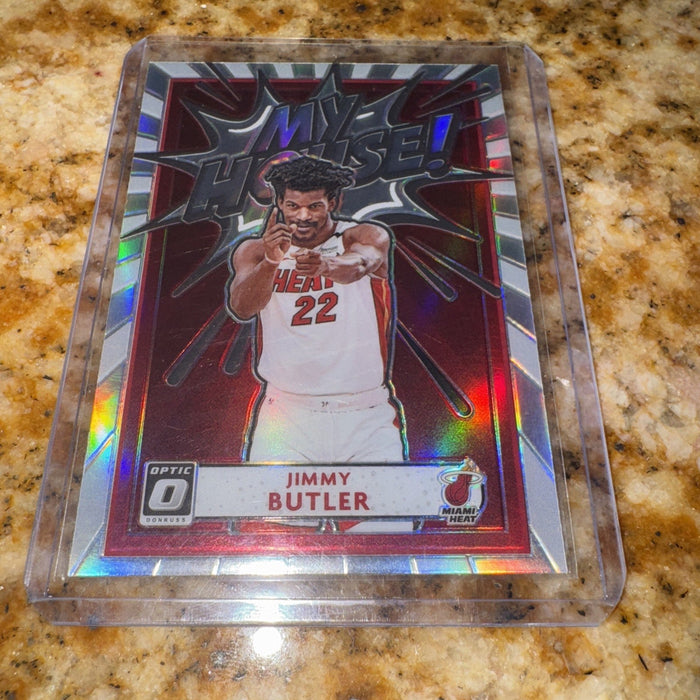 2020-21 Panini Donruss Optic My House #6 Jimmy Butler, Miami Heat Insert by Price Is Right Miami