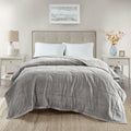 Madison Park Coleman Reversible Plush Down Alternative Blanket, Full/Queen Beddi by Vanessa Jane