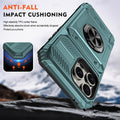 Shockproof Magnetic Ring Holder Card Wallet Case for iPhone 17 16 15 Pro Max 14 by Merch Section
