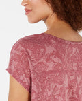 Ideology Womens Printed Drawstring T-Shirt, Size Large by Vanessa Jane