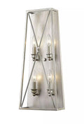 Zlite 447-4S-as 4.5 X 10 X 24 in. Tressle Antique Silver Wall Sconce by Vanessa Jane