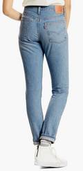 Levis 501Womens Destruct Slim Jeans in Cant Touch This, Size 30X28 by Vanessa Jane