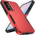Shockproof Case with Tempered Glass for Samsung Galaxy A16 5G Multicolor by Merch Section