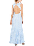 Morgan & Company Juniors Open-Back Glitter-Lace Gown by Vanessa Jane