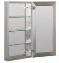 Foremost MMC1536 15 Single Door Mirrored Medicine Cabinet with Slow Close Hinges by Vanessa Jane