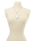 Charter Club Silver-Sculptural Disc Pendant Necklace by Vanessa Jane
