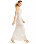Jump Juniors Low back Glitter Slip Gown, Size 1/2 by Vanessa Jane