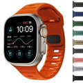 Silicone Sport Strap Band for Apple Watch Series 11 10 Ultra 2 3 9 8 7 SE 5 by Merch Section