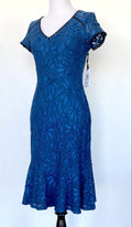 Kensie Womens Lace Flounce Dress, Size 0 by Vanessa Jane